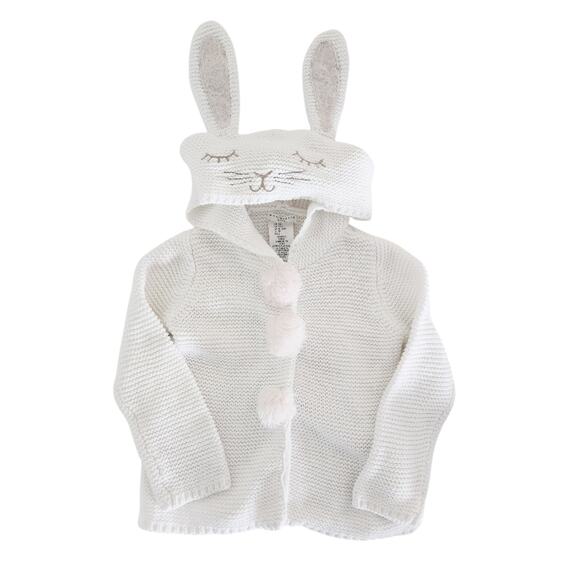 24M Max Studio Bunny Knit Cardigan - Picture 1 of 4